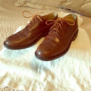 Crewcuts boys wing tips shoe